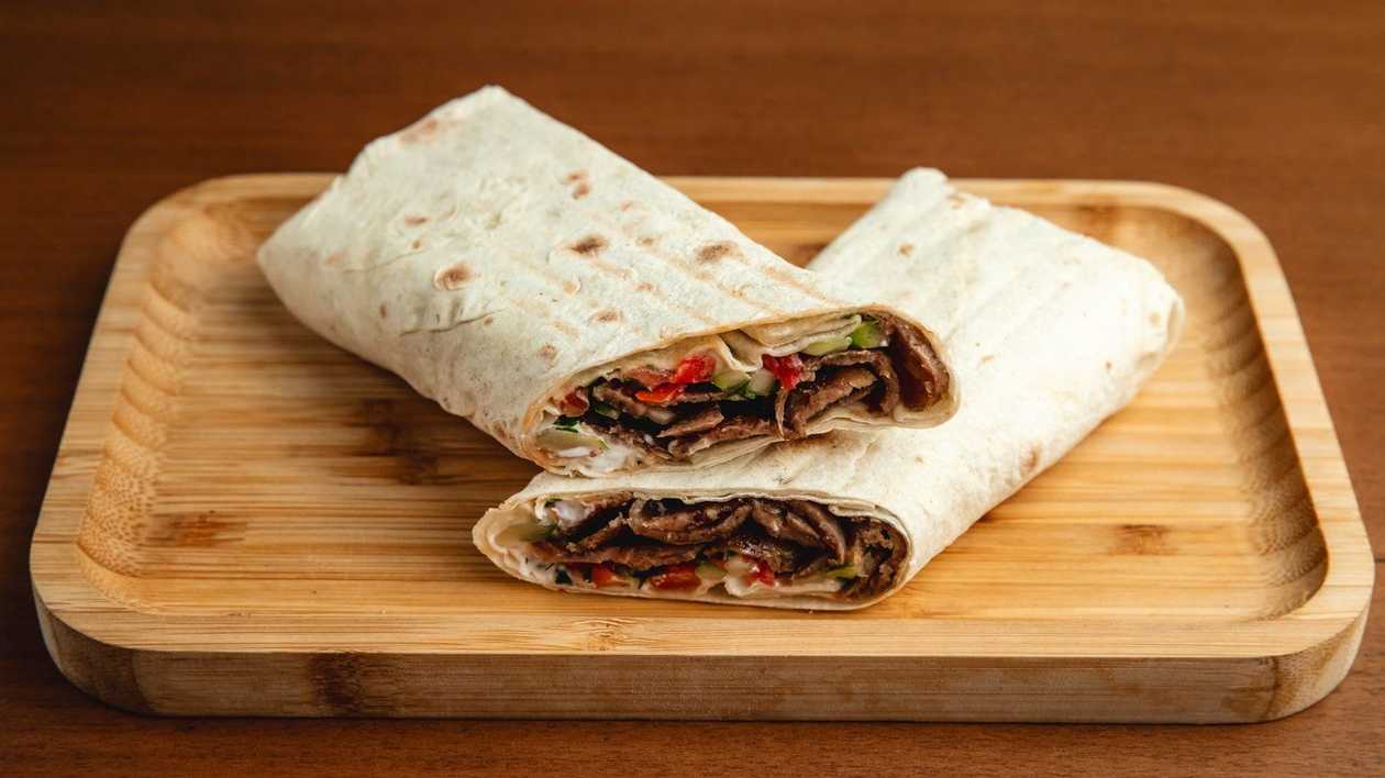 Doner with Meat in Lavash